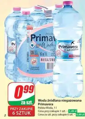 Dino Woda źródlana niegazowana Primavera oferta