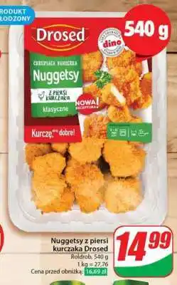 Dino Nuggetsy z piersi kurczaka Drosed oferta