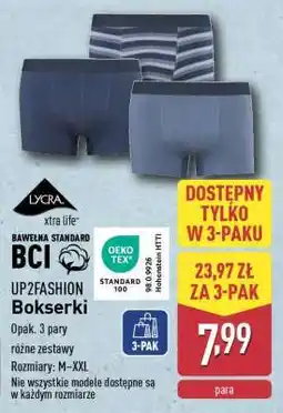 ALDI UP2FASHION Bokserki oferta