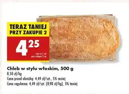Biedronka Chleb w stylu włoskim, 500 g oferta