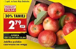 Biedronka Jabłko polskie czerwone na wage oferta