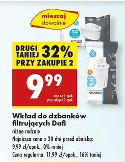 Biedronka Wkład do dzbanków filtrujących Dafi oferta
