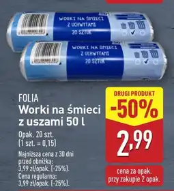 ALDI Worki na śmieci Folia oferta