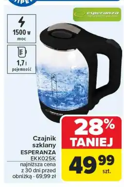 Carrefour Czajnik elektryczny Esperanza oferta