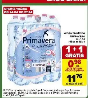 Carrefour Express Woda niegazowana Primavera oferta