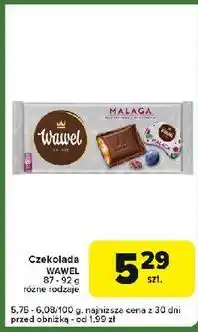 Carrefour Express Czekolada Wawel Malaga oferta