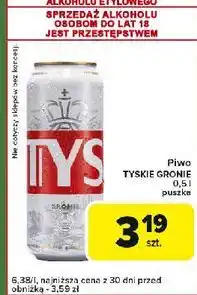 Carrefour Express Piwo Tyskie Gronie oferta