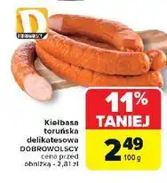 Carrefour Kiełbasa toruńska Dobrowolscy oferta