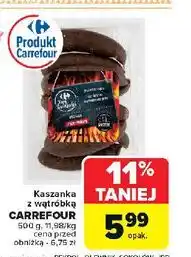 Carrefour Kaszanka z wątróbką Carrefour Targ Świeżości oferta