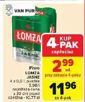 Carrefour Piwo Łomża Jasne (Dawniej Export) oferta