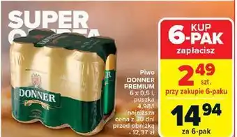 Carrefour Piwo Donner Premium oferta