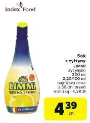 Carrefour Sok z cytryn sycylijskich Limmi oferta