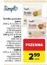 Carrefour Tortilla pszenna 17 cm Simpl oferta