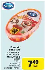 Carrefour Koreczki śledziowe myśliwego Mors Ryby oferta