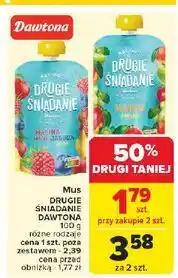 Carrefour Mus mango jabłko Drugie Śniadanie oferta