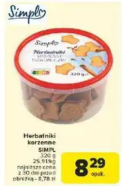 Carrefour Herbatniki korzenne dzwoneczki Simpl oferta