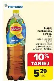 Carrefour Napój lemon Lipton Ice Tea oferta