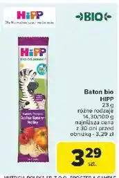 Carrefour Batonik jabłka-banany-maliny Hipp Owocowy Przyjaciel oferta