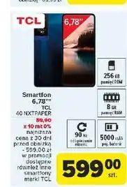 Carrefour Smartfon 40 nxtpaper niebieski Tcl oferta