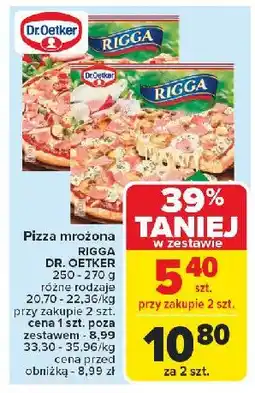 Carrefour Market Pizza z szynką Dr. oetker rigga oferta