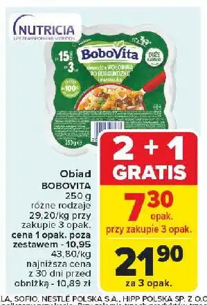 Carrefour Market Wołowina po burgundzku Bobovita oferta