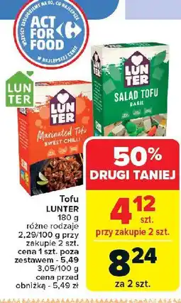 Carrefour Market Tofu bazyliowe Lunter oferta