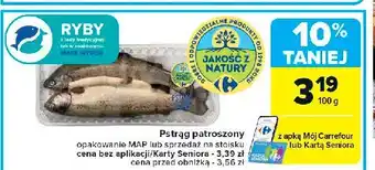 Carrefour Market Pstrąg patroszony Jakość z natury carrefour oferta
