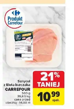 Carrefour Market Sznycel z fileta kurczaka Carrefour targ świeżości oferta