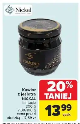 Carrefour Market Kawior z jesiotra czarny Vomond oferta