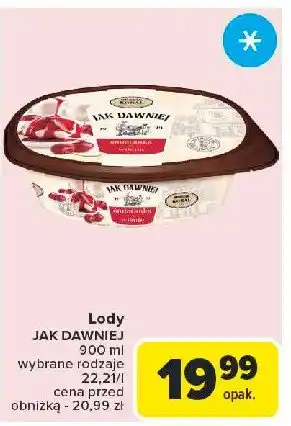 Carrefour Lody śmietankowe z wiśniami i sosem wiśniowym Bracia koral lody jak dawniej oferta