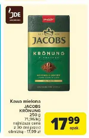 Carrefour Market Kawa Jacobs kronung oferta