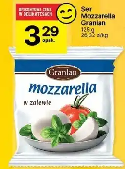 Delikatesy Centrum Ser mozzarella Granlan 125g oferta