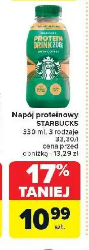 Carrefour Market Napój chocolate mocha Starbucks oferta