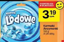 Delikatesy Centrum Karmelki Ancymonki Lodowe 100g oferta