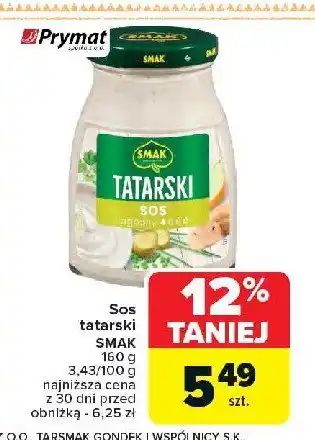 Carrefour Market Sos tatarski Smak oferta