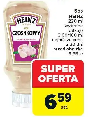 Carrefour Market Sos czosnkowy Heinz oferta