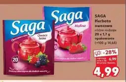 Kaufland Herbata owocowa owoce leśne Saga oferta