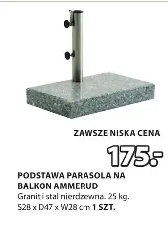 JYSK Podstawa do parasola Granit oferta