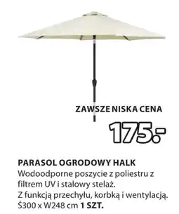 JYSK Parasol ogrodowy oferta