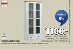 JYSK Witryna MDF oferta