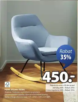 JYSK Fotel bujany Rama oferta