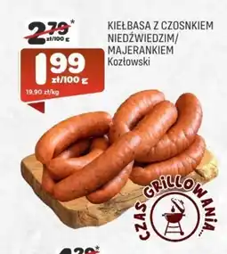 Społem Kiełbasa Kozłowski oferta