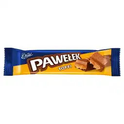 Społem E. Wedel Pawełek Batonik mleczny toffi 45 g oferta