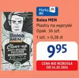 dm drogerie markt Plastry na wypryski Balea MEN oferta