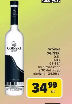 Carrefour Wódka Ogiński oferta