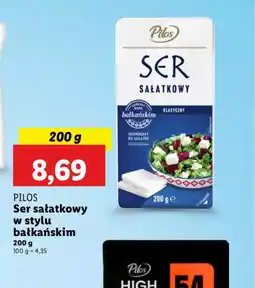 Lidl Ser sałatkowy w stylu bałkańskim Pilos oferta
