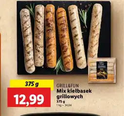 Lidl Grill&Fun Mix kiełbasek grillowych oferta