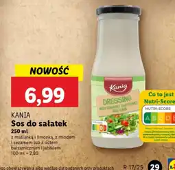 Lidl Sos do sałatek Kania oferta