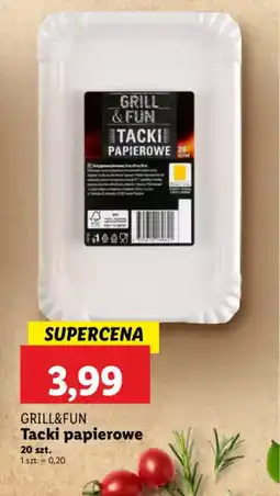 Lidl Tacki papierowe Grill&Fun oferta