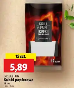 Lidl Kubki papierowe Grill&Fun oferta